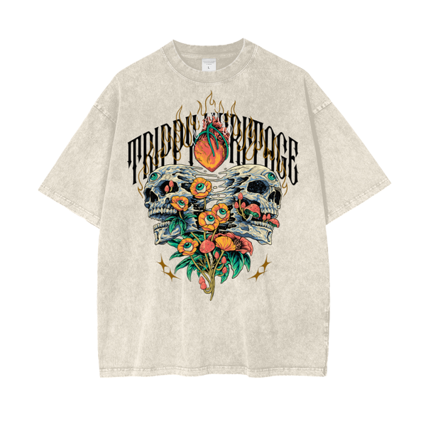 ★2025SS新作★LMC★ACID WASHED DOODLE LOGO TEE LOGO TEE WASHED EMBRO PURPLE HAZE